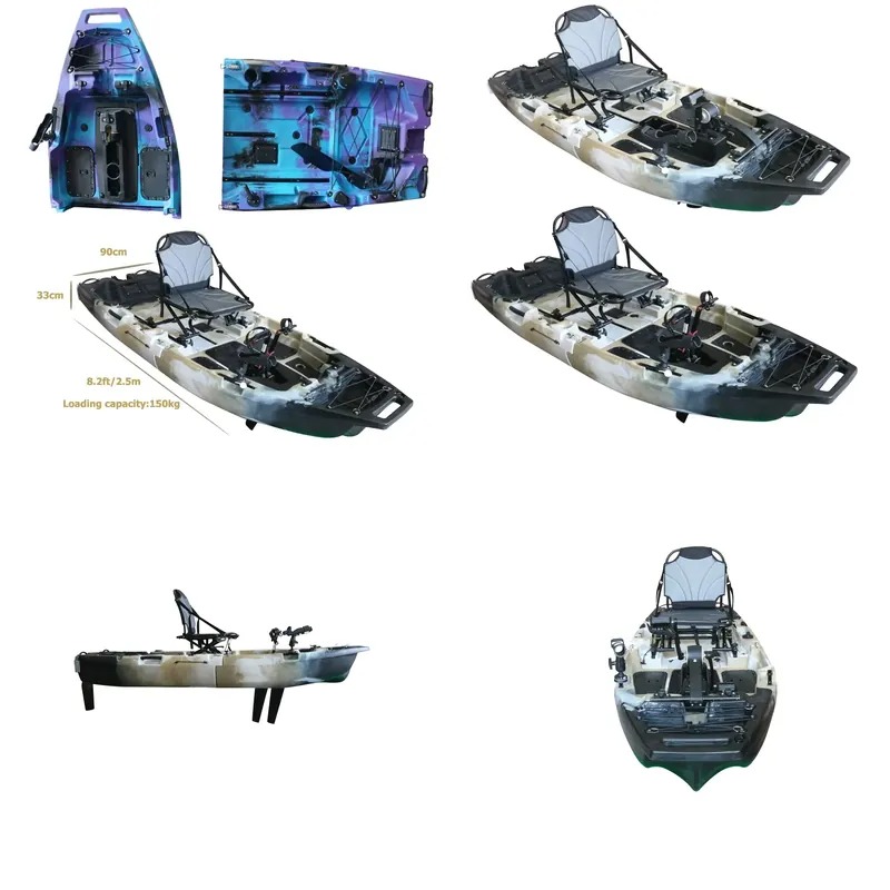 Fishing Kayak Pedal Drive - 8ft Modüler Tek Kişilik Fin Pedal
