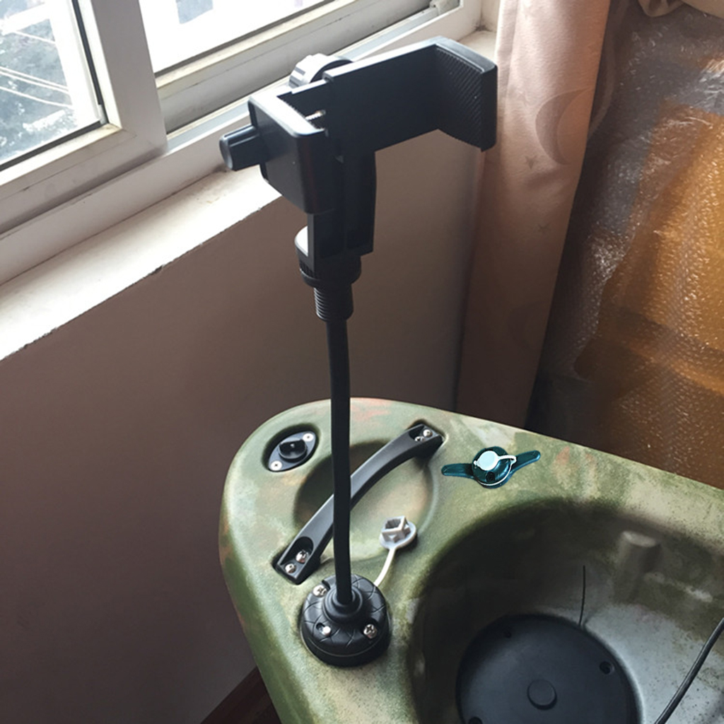 Fishing Kayak Fish Finder Mount - Kayık cep telefonu tutucu braketi siyah