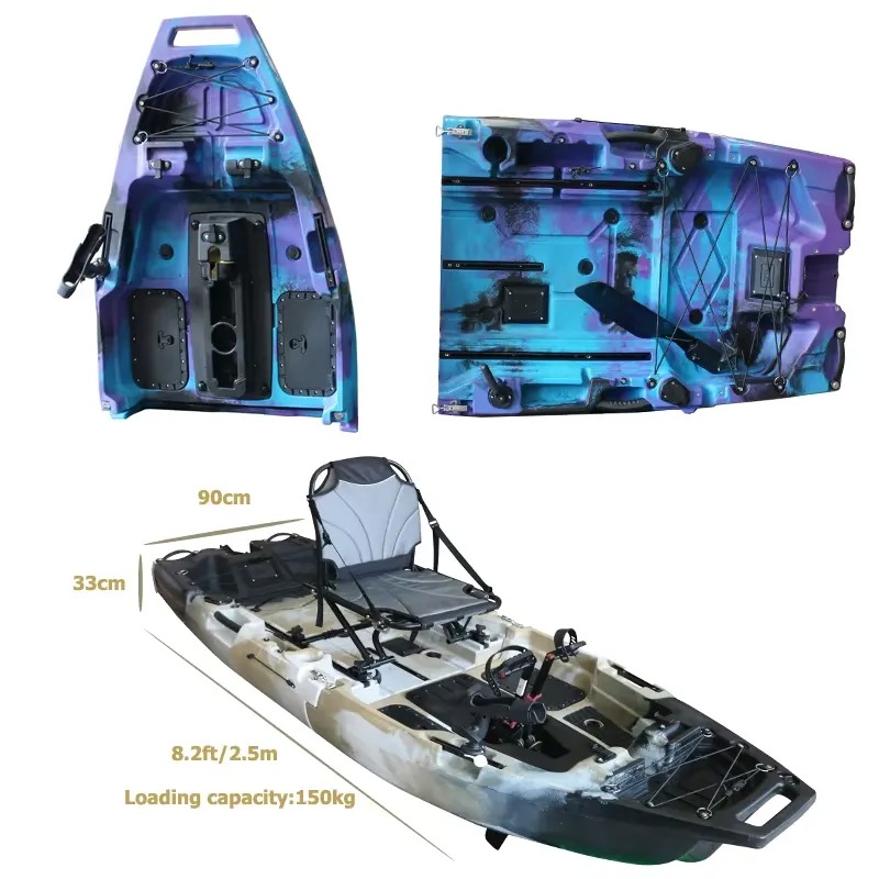 8ft Modüler Tek Kişilik Fin Pe - Fishing Kayak Pedal Drive incelemesi ve fiyatı